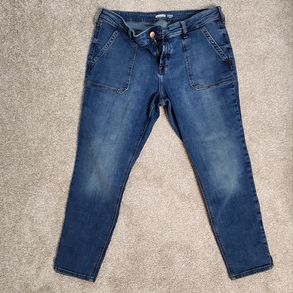 Old navy rockstar super skinny ankle jean size 14 - Picture 1 of 8